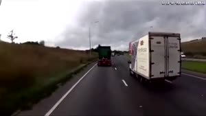 Truck Crashes Into Colleague