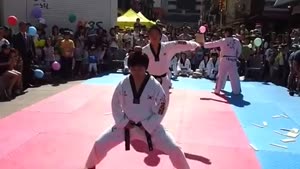 Taekwondo Demonstration Ends In Kick To Head