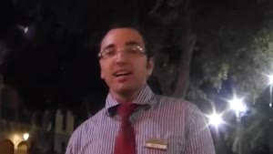 Waiter Makes His Voice Echo