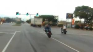 Motorcyclist Crashes And Gets Arrested