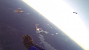 Skydiving Planes Collide In The Air