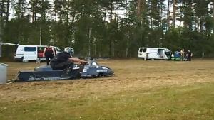 Snowmobile Drag Racing