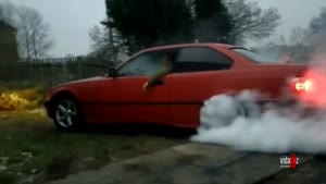 BMW Burnout Fail