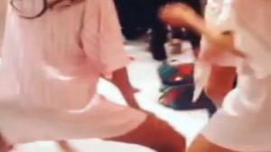 Victoria's Secret Models Twerking Backstage