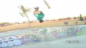 Backflip Onto New Skateboard