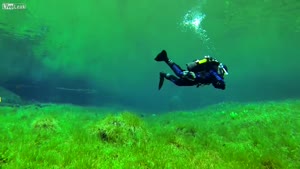 Diving The Green Lake In Austria