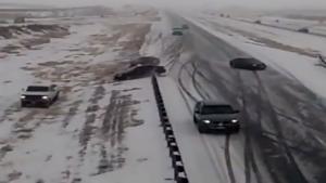 Accident After Accident On Icy Road