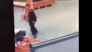 Home Depot Worker Catches Baby