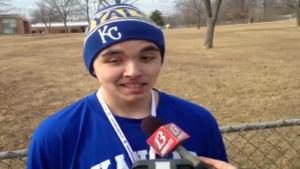 Stoned Teen Gives News Interview