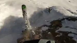 Skier Vs Avalanche