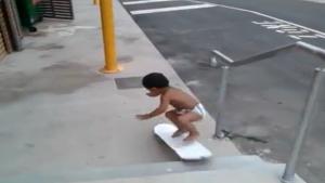 Skating Toddler