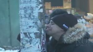 Hilarious Frozen Tongue Prank