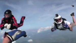 Rescueing Unconscious Skydiver
