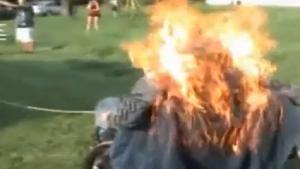 Idiots Stunting With Fire