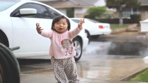 Toddler Sees Rain For The First Time