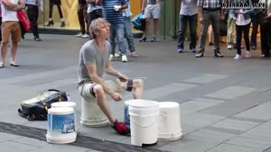 Amazing Street Drummer