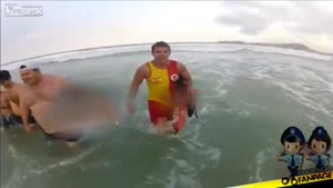 Lifeguards Rescue Drowning Kid