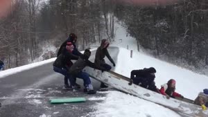 Best Way Ever To Launch A Canoe