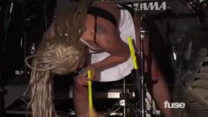 Lady GaGa Gets Puked All Over