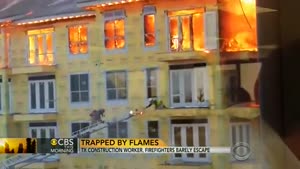 Intense Firefight Rescue On Video