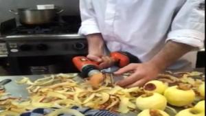 Extremely Fast Apple Peeling