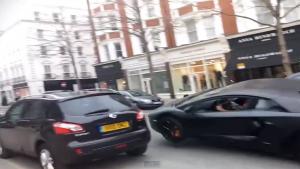 Lamborghini Aventador Crash