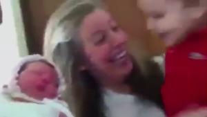 Newborn Baby Gets Slapped