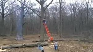 Chainsaw Accident Nearly Kills Guy