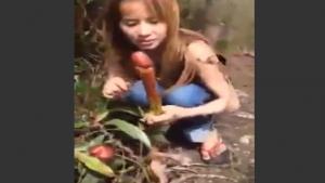 Asian Girls Find Penis Plant
