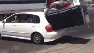 Transporting Fridge In Back Of Car