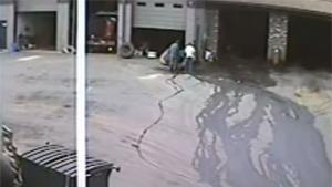 Exploding Tyre Blows Pants Straight Off