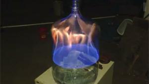Burning Isopropyl Alcohol