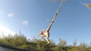 Rope Swing Goes Wrong