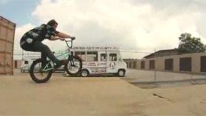 BMX Rider Loses Hair On Landing