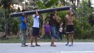 Kids Firing Bazooka