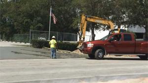 Wet Concrete Driveway Gets Ruined