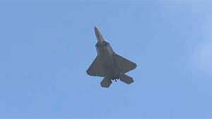 F22 Raptor Showing Manoeuvrability