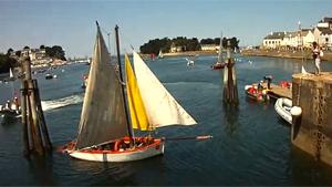 Sailboat Crashes And Tips Over