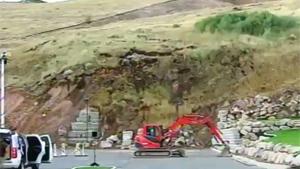 Time Lapse Of Landslide