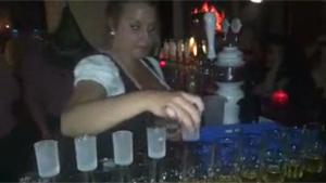 Bartender Makes A Jaeger Bomb