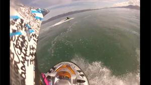 Jet Skier Hits Humpback Whale