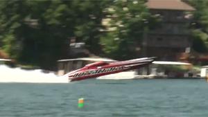 Speed Boat Goes Airborne