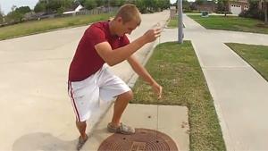 Fishing In Sewer Canal