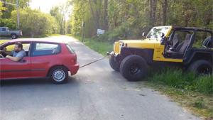 Towing Jeep Fail