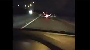Audi R8 Crashes On Highway