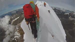 Walking On Top Of Mount Matterhorn