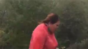 Glass Plate Hits Pedestrian