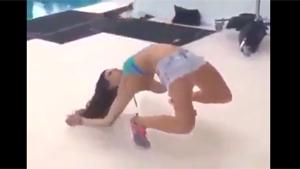 Incredible Move By Flexible Girl