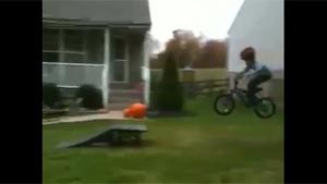 Kid Fails Bike Jump