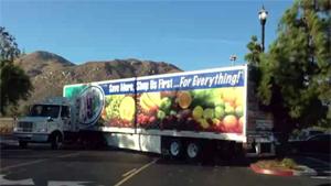 Female Truck Driver Turns Truck Around